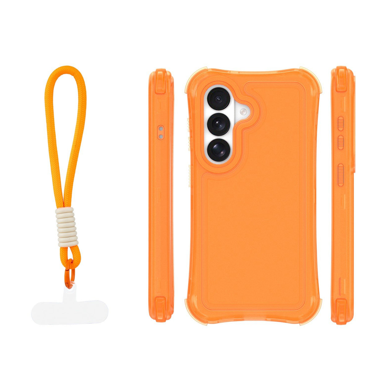„Safepop“ vāciņš ar siksniņu „Samsung Galaxy S26“ oranžs