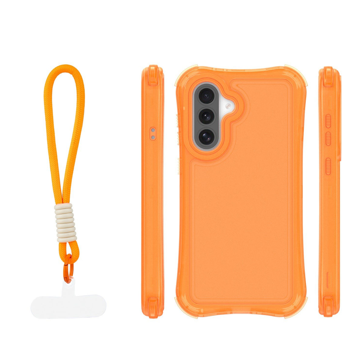 „Safepop“ vāciņš ar siksniņu Samsung Galaxy A36 5G / A56 5G / A37 5G, oranžs