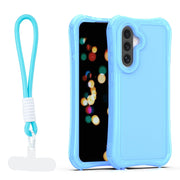 „Safepop“ vāciņš ar siksniņu viedtālrunim „Samsung Galaxy A36 5G“ / „A56 5G“ / „A37 5G“, zils