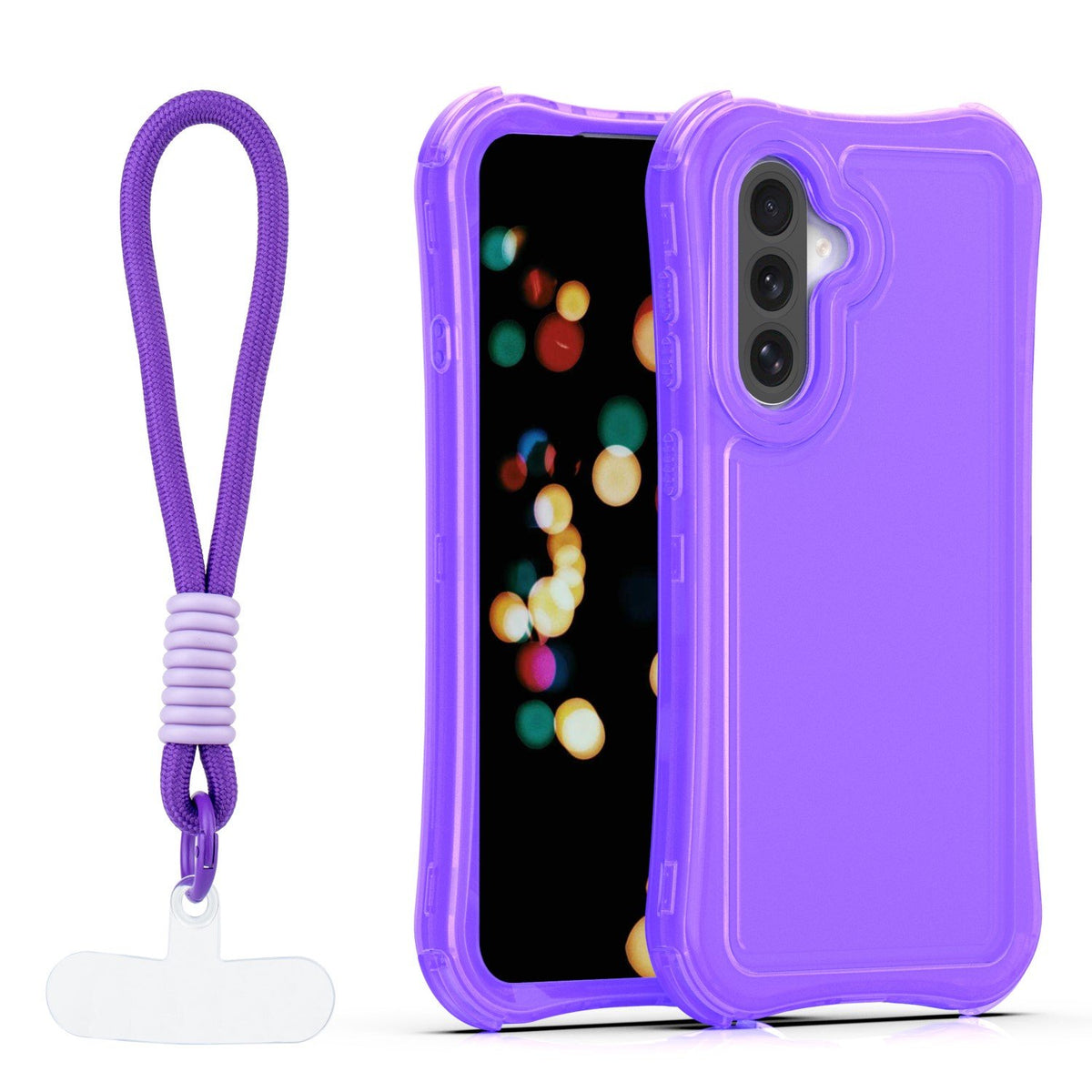 „Safepop“ vāciņš ar siksniņu viedtālrunim „Samsung Galaxy A36 5G“ / „A56 5G“ / „A37 5G“, violets