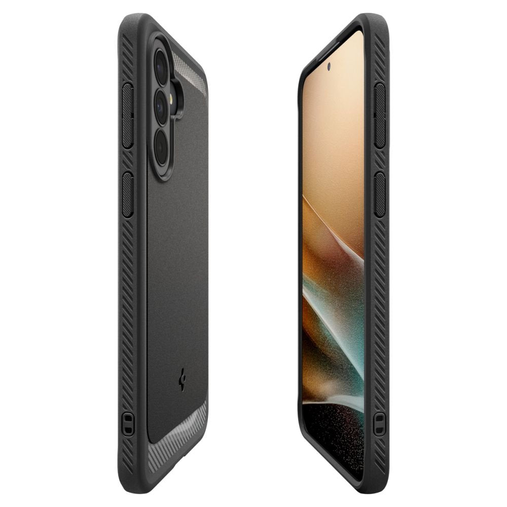 Spigen Rugged Armor vāciņš Samsung Galaxy A37 5G, matēti melns