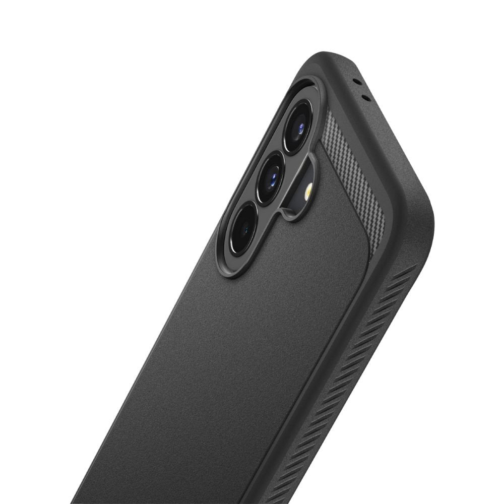 Spigen Rugged Armor vāciņš Samsung Galaxy A37 5G, matēti melns