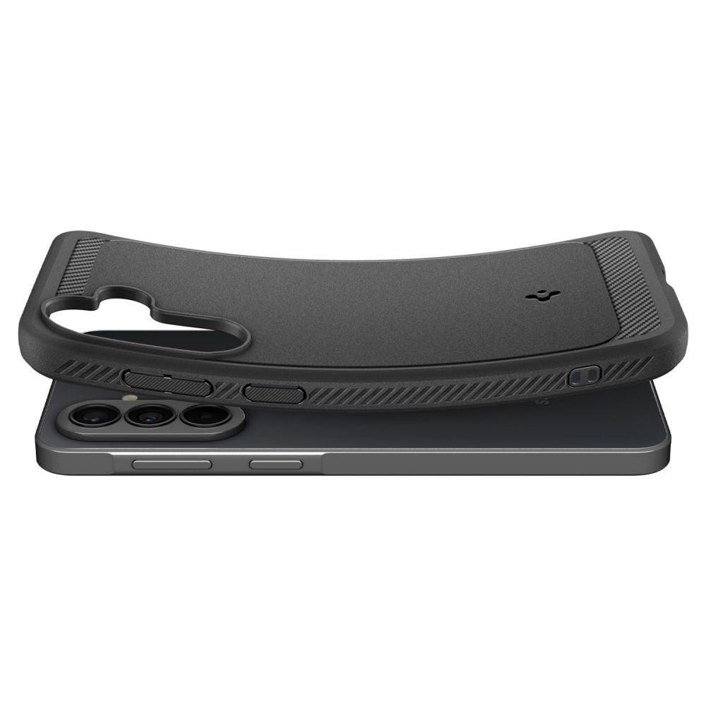Spigen Rugged Armor vāciņš Samsung Galaxy A37 5G, matēti melns