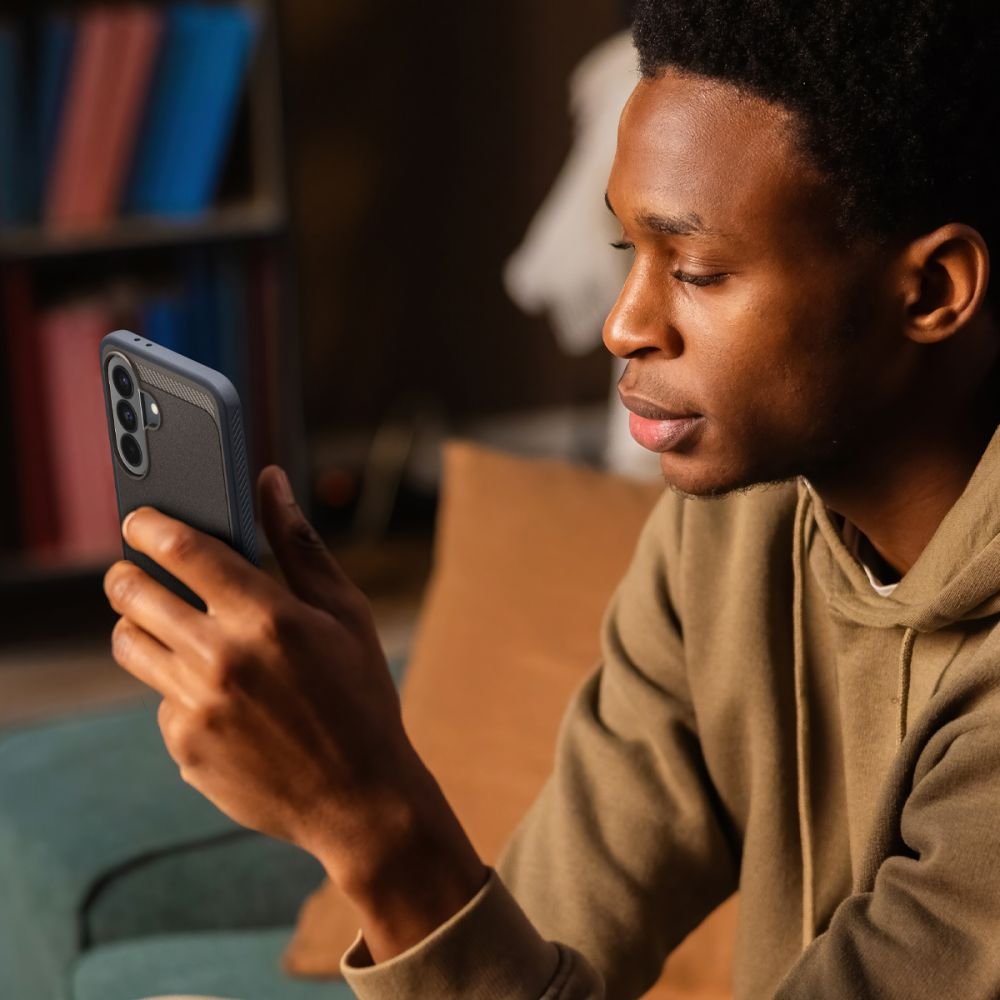 Spigen Rugged Armor vāciņš Samsung Galaxy A37 5G, matēti melns