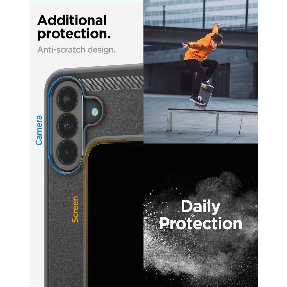 Spigen Rugged Armor vāciņš Samsung Galaxy A37 5G, matēti melns