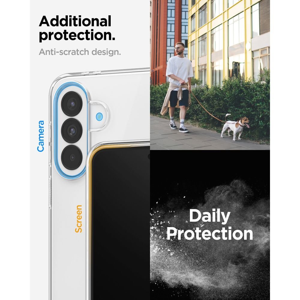 Spigen Liquid Crystal vāciņš Samsung Galaxy A37 5G — kristāldzidrs