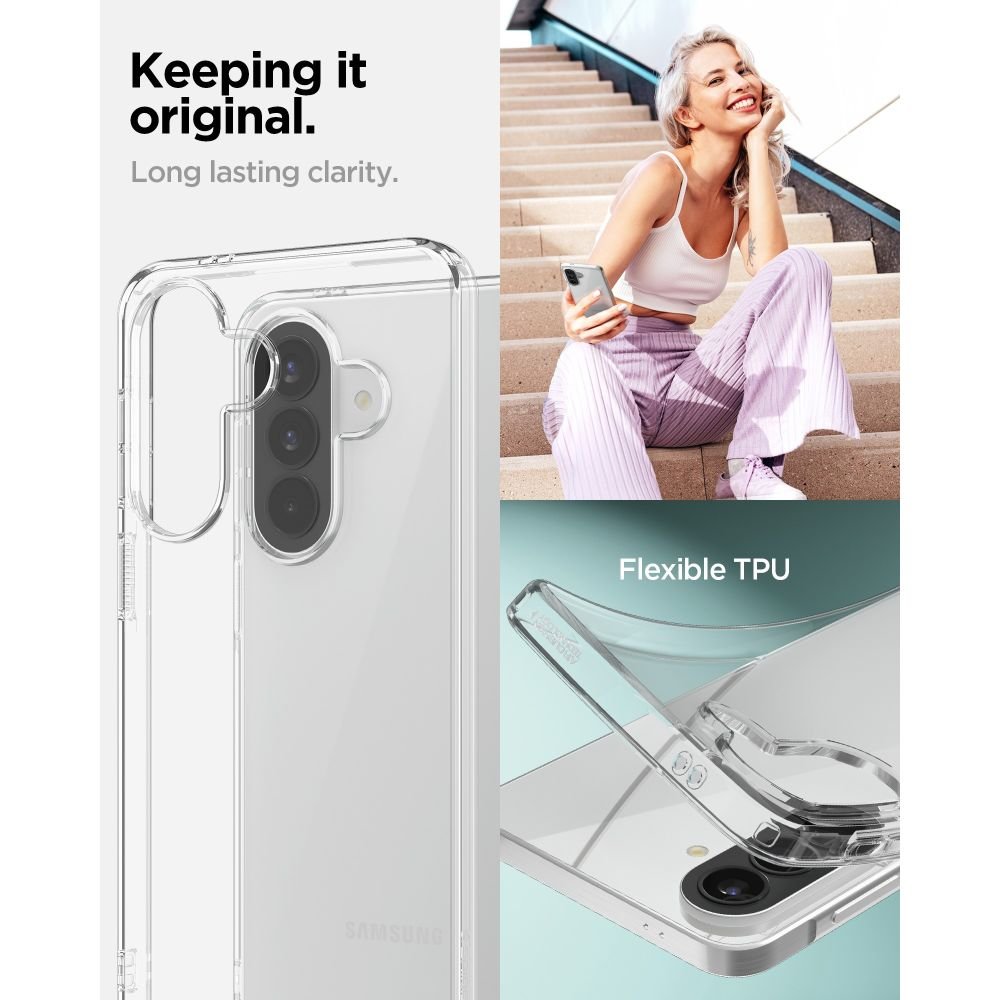Spigen Liquid Crystal vāciņš Samsung Galaxy A57 5G – kristāldzidrs