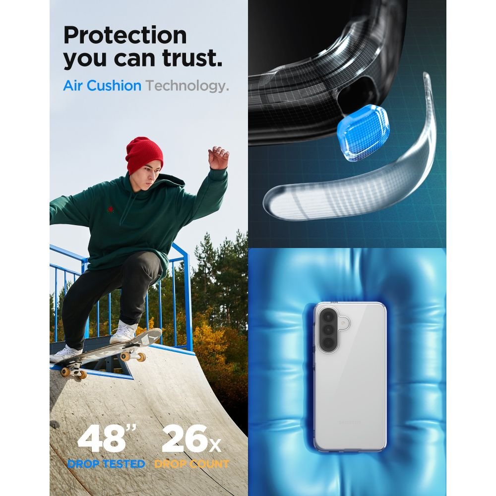 Spigen Liquid Crystal vāciņš Samsung Galaxy A57 5G – kristāldzidrs
