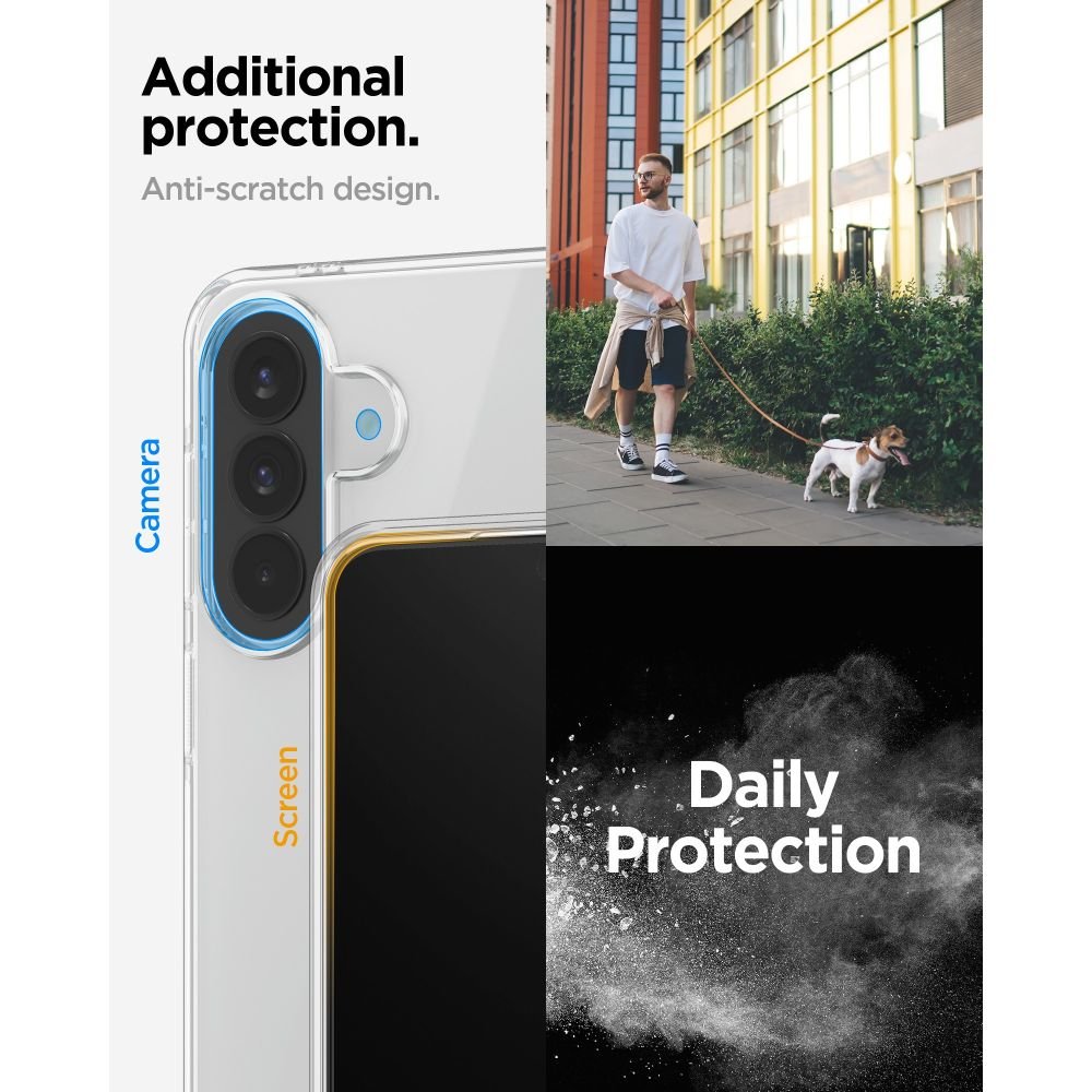 Spigen Liquid Crystal vāciņš Samsung Galaxy A57 5G – kristāldzidrs