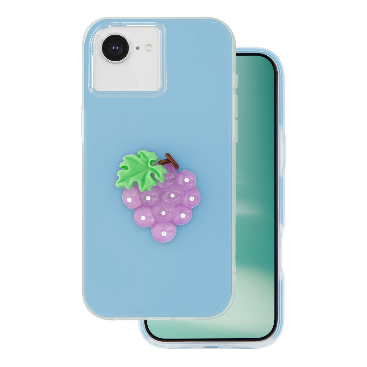 „Fruit“ 2-in-1 vāciņš iPhone 16e / 17e, zils
