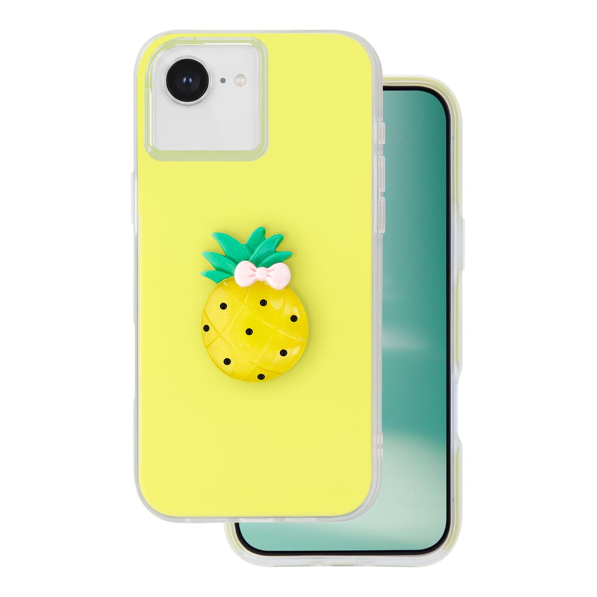 „Fruit“ 2-in-1 vāciņš iPhone 16e / 17e, dzeltens