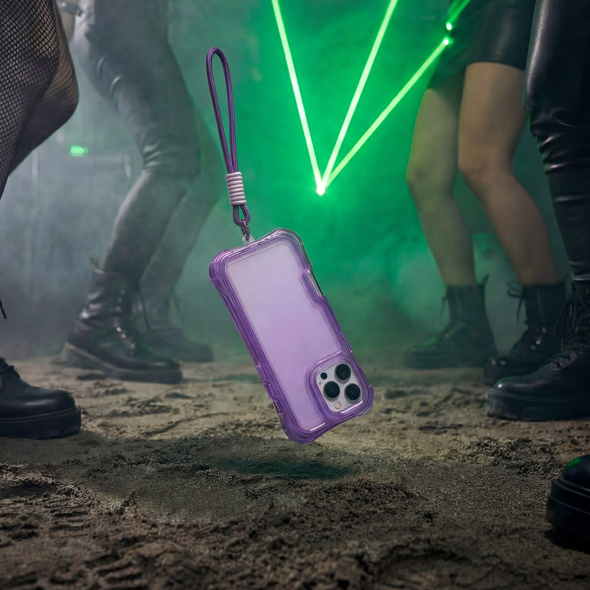 „Safepop“ vāciņš ar siksniņu iPhone 16 6,1" violets
