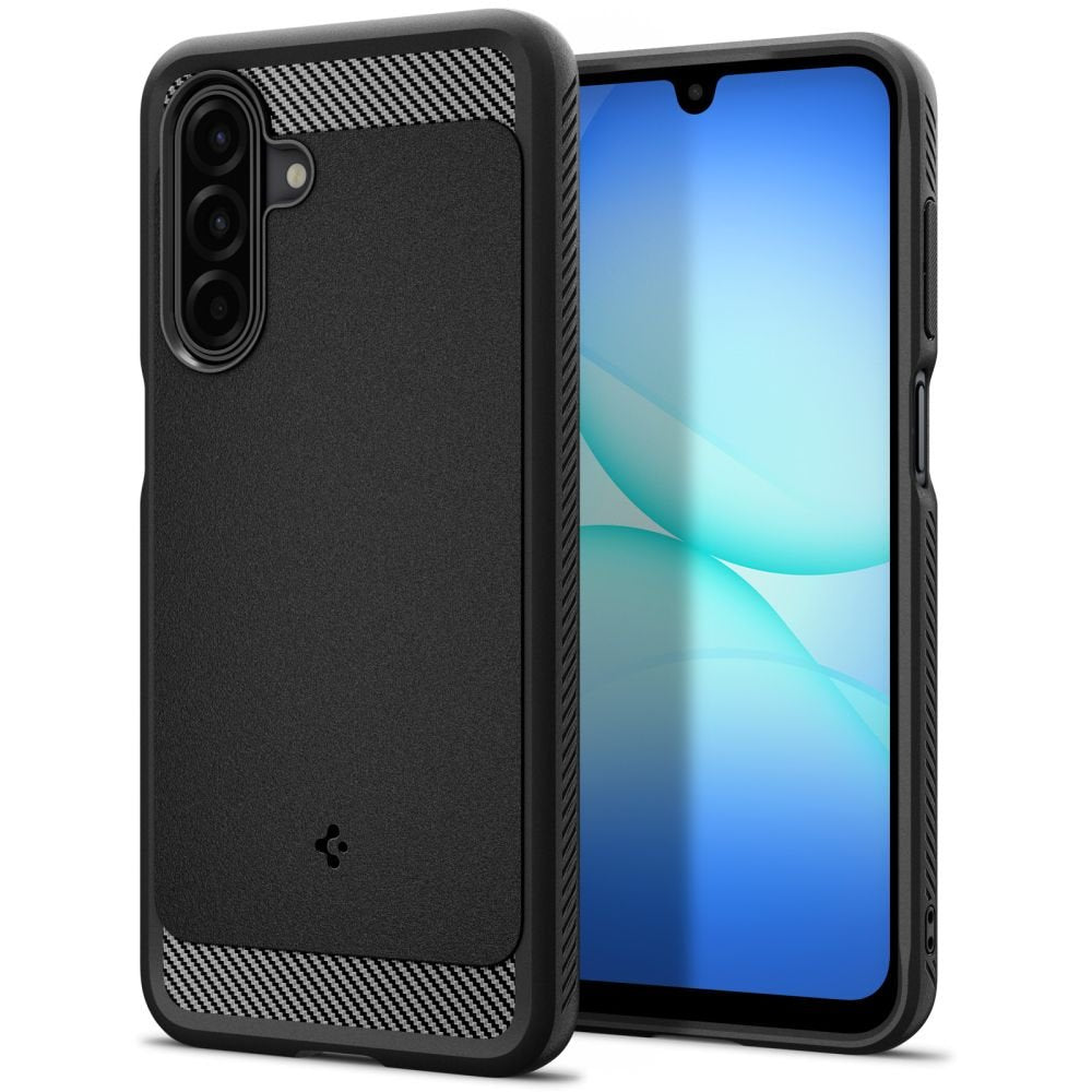 SPIGEN RUGGED ARMOR GALAXY A17 4G / 5G MATĒTI MELNS