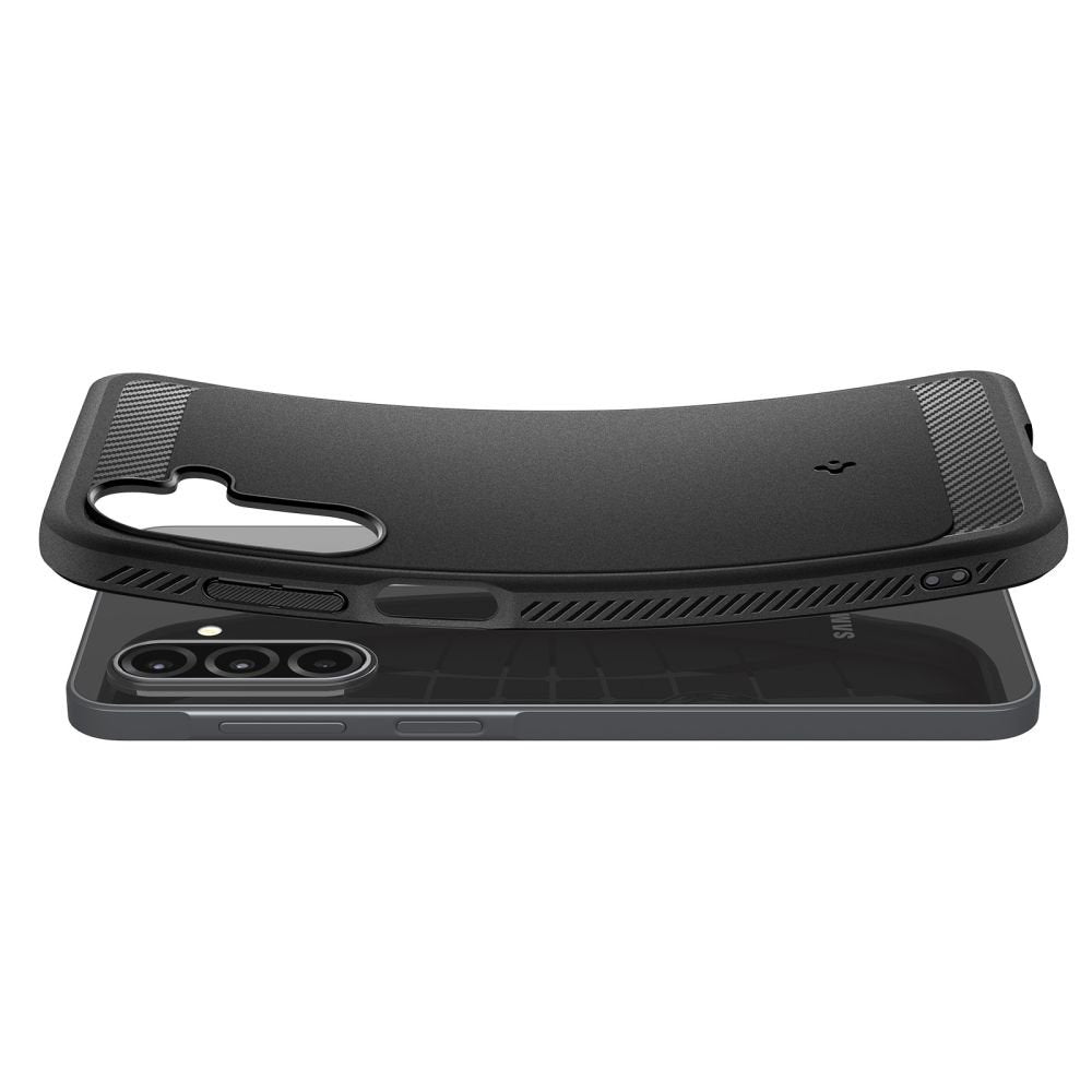 SPIGEN RUGGED ARMOR GALAXY A17 4G / 5G MATĒTI MELNS