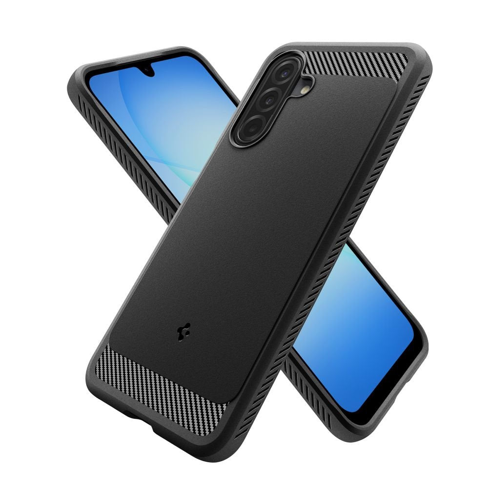 SPIGEN RUGGED ARMOR GALAXY A17 4G / 5G MATĒTI MELNS