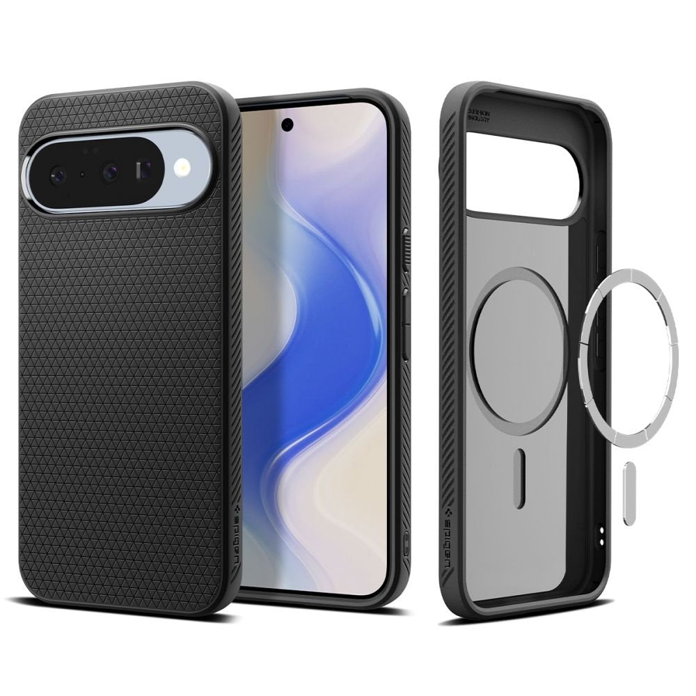 Spigen Liquid Air MagSafe apvalks Google Pixel 10/10 Pro, matēti melns