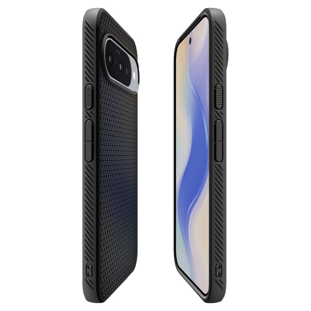 Spigen Liquid Air MagSafe apvalks Google Pixel 10/10 Pro, matēti melns