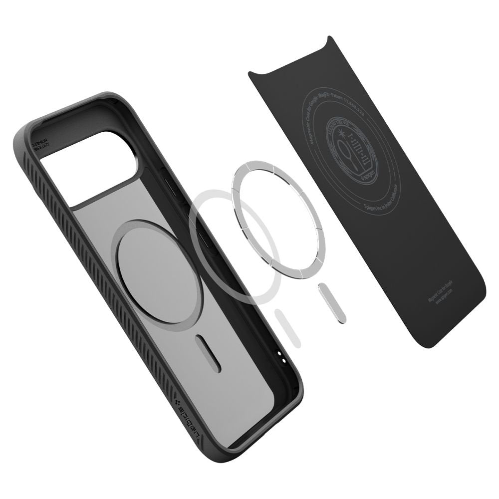 Spigen Liquid Air MagSafe apvalks Google Pixel 10/10 Pro, matēti melns