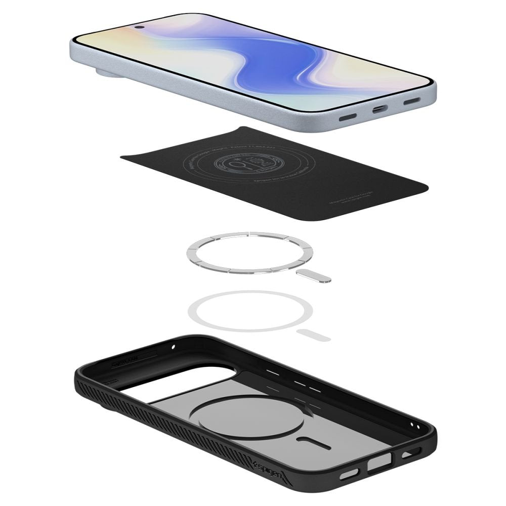 Spigen Liquid Air MagSafe apvalks Google Pixel 10/10 Pro, matēti melns