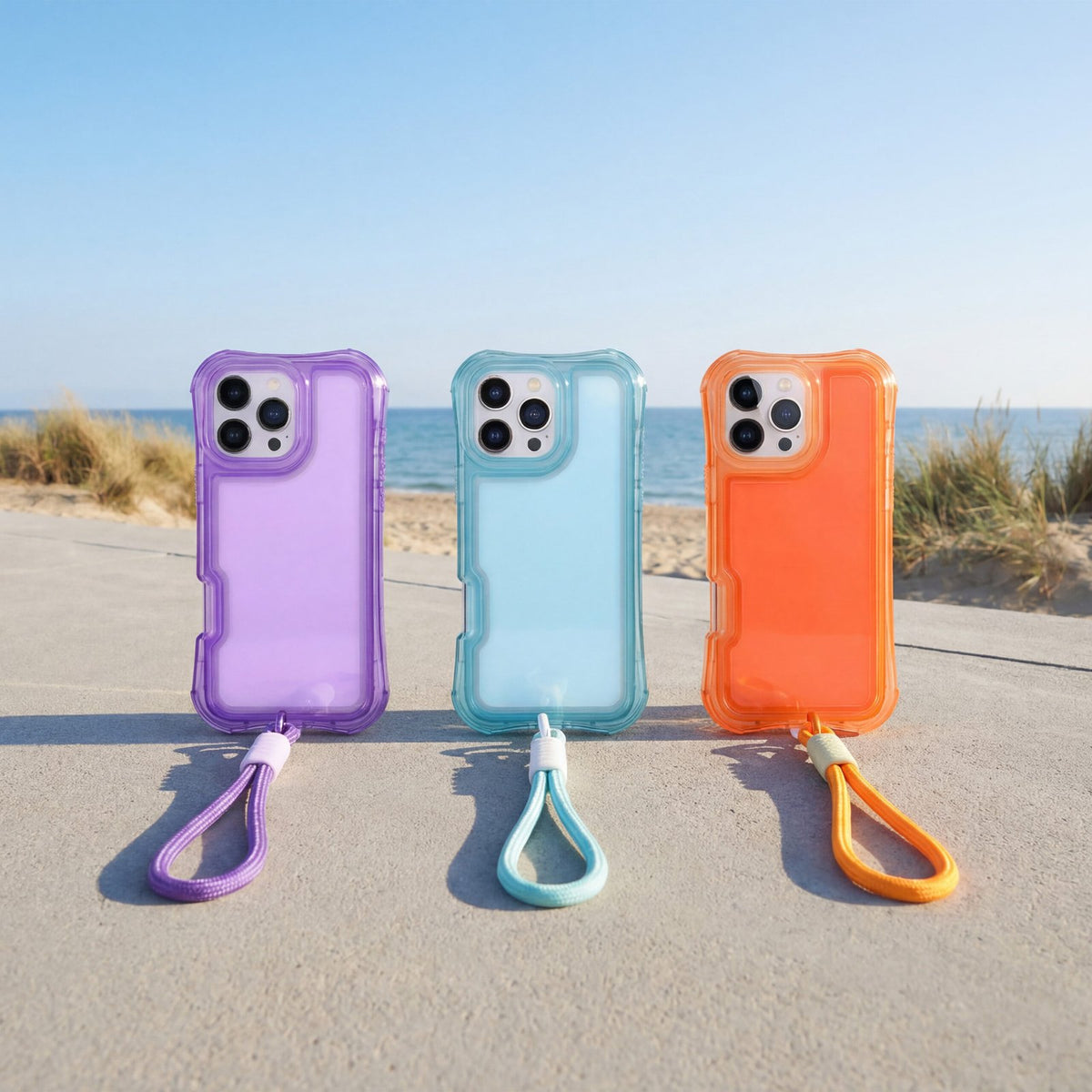 „Safepop“ vāciņš ar siksniņu iPhone 15 Pro 6,1" violets