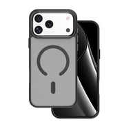 Frozen Mag apvalks iPhone 17 Pro 6,3" / 18 Pro 6,3" melnā krāsā ar atvērtu gredzenu