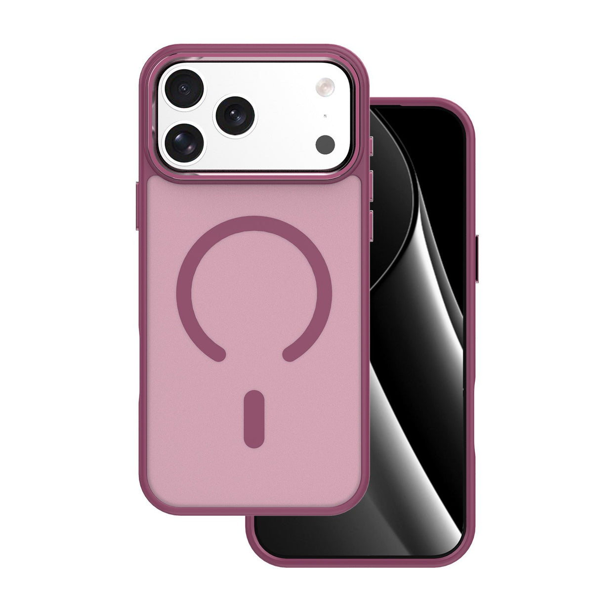 Frozen Mag apvalks iPhone 17 Pro 6,3" / 18 Pro 6,3" sarkanā krāsā ar atvērtu gredzenu
