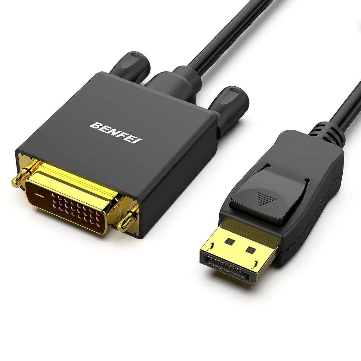 BENFEI DisplayPort–DVI kabelis, 0,9 m, melns