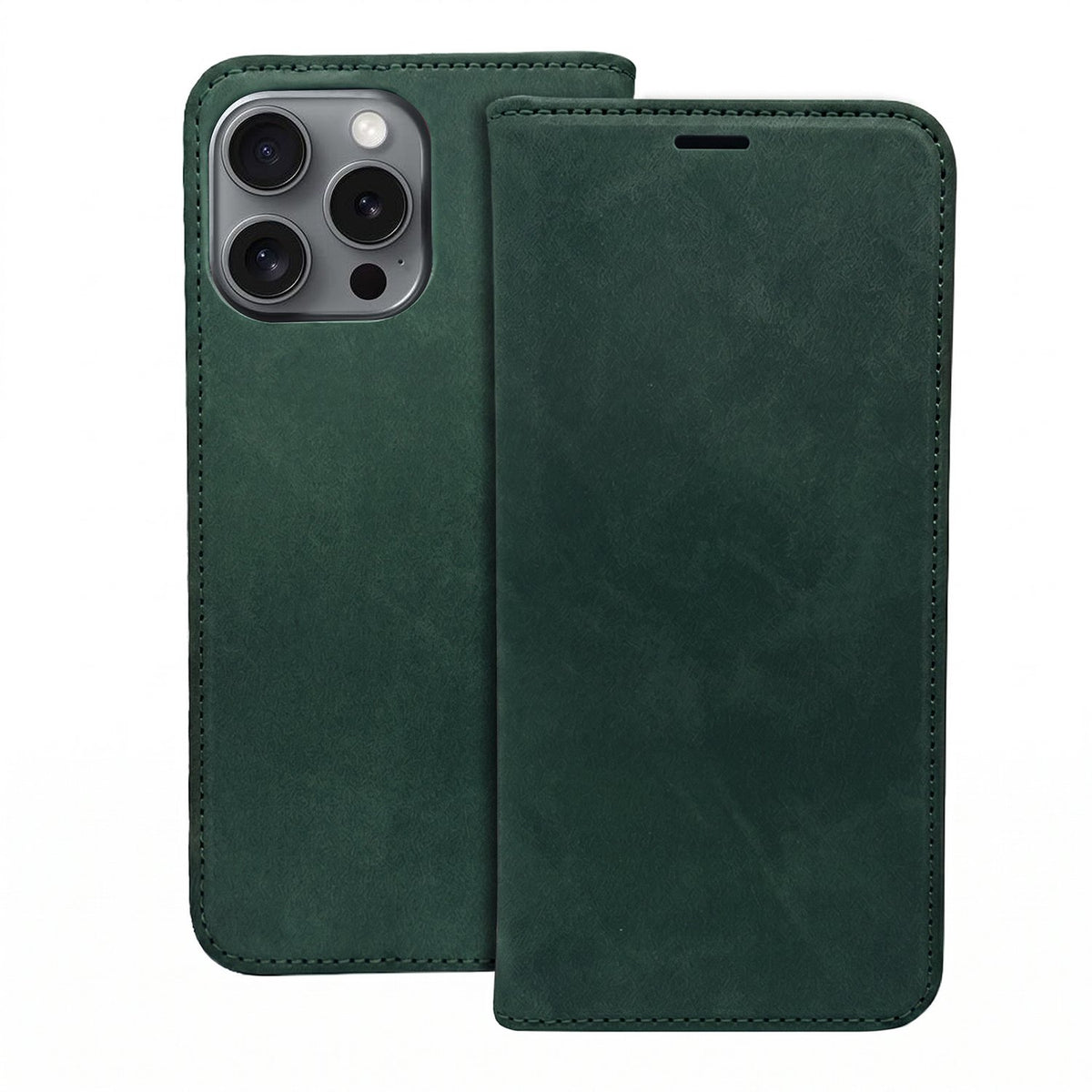 „Smart Suede“ vāciņš iPhone 16e / 17e, zaļš