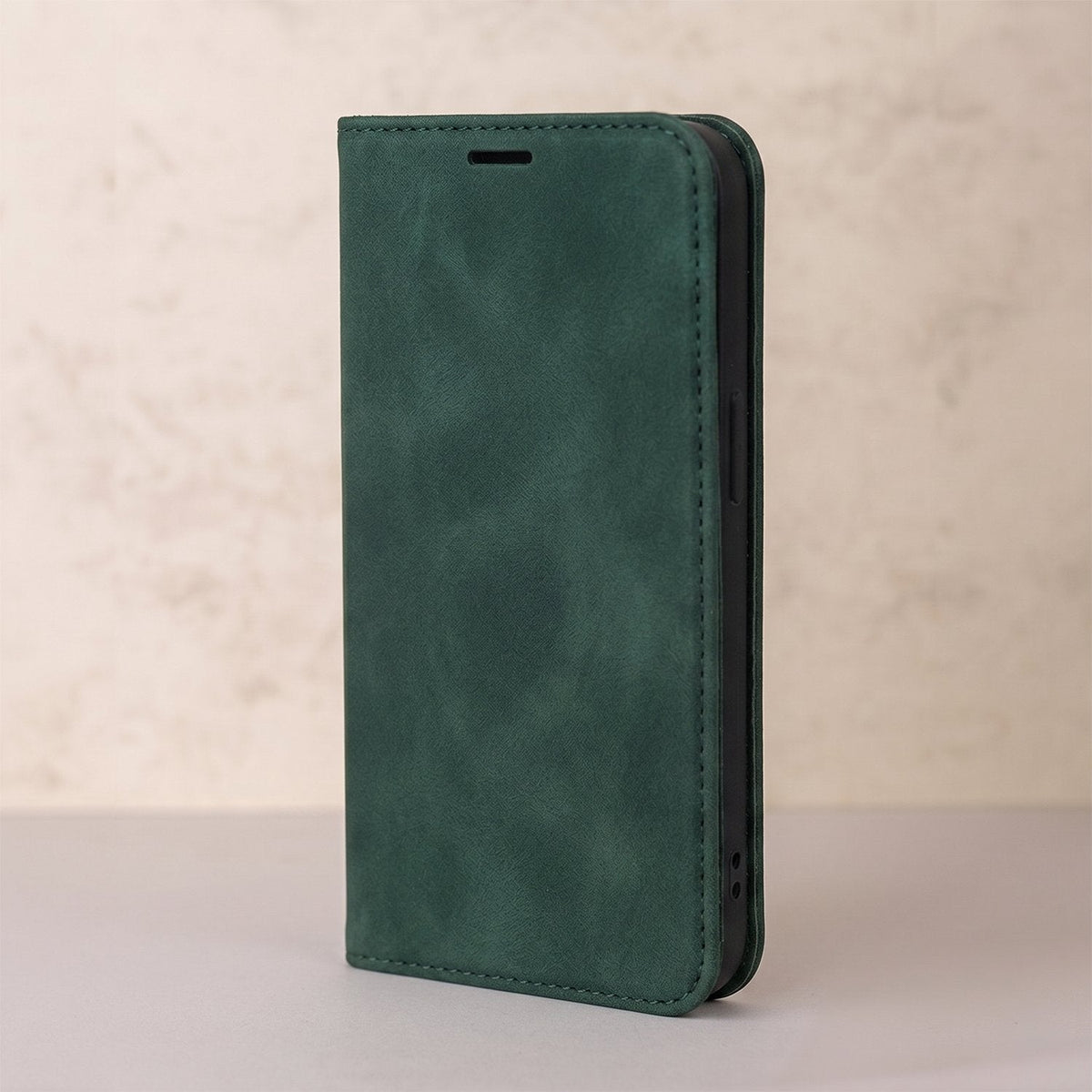 Smart Suede apvalks Samsung Galaxy A17 4G / A17 5G / A26 5G / A18 5G, zaļš