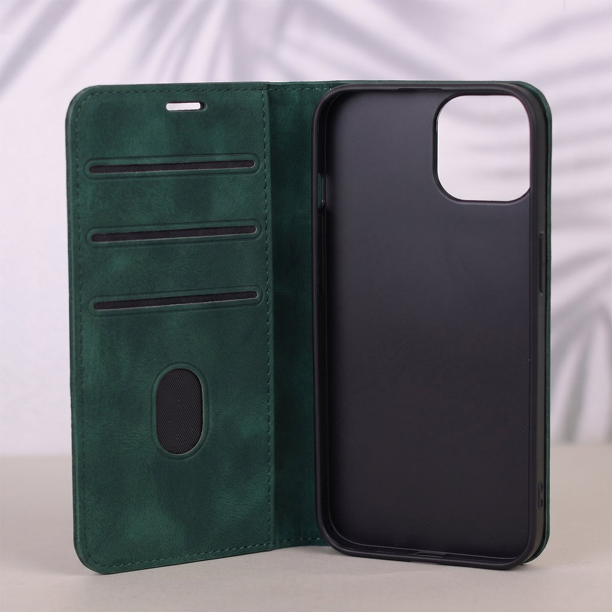 „Smart Suede“ vāciņš tālrunim Honor 600 / Honor 600 Pro, zaļš