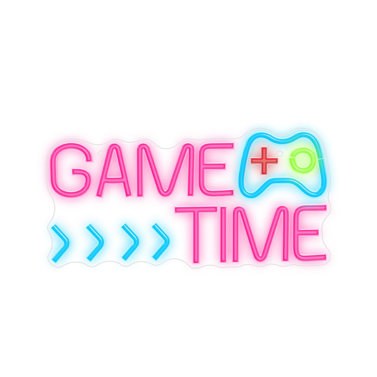 „Forever Light“ neona PLEXI LED „GAME TIME“ daudzkrāsains FPNE34