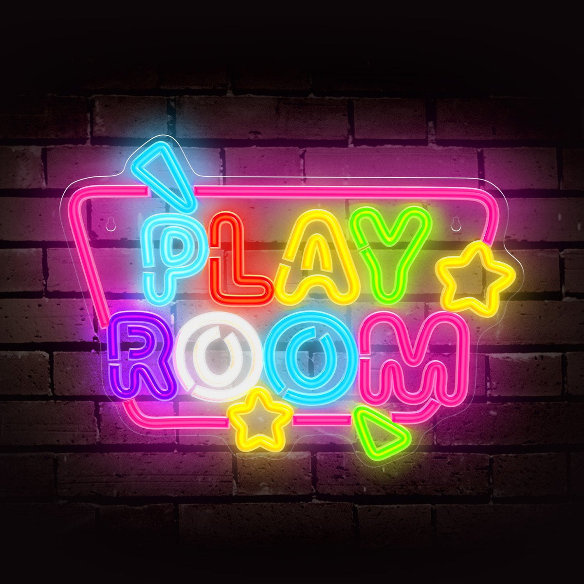 „Forever Light“ Neon PLEXI LED spēļu istaba, daudzkrāsaina, FPNE39