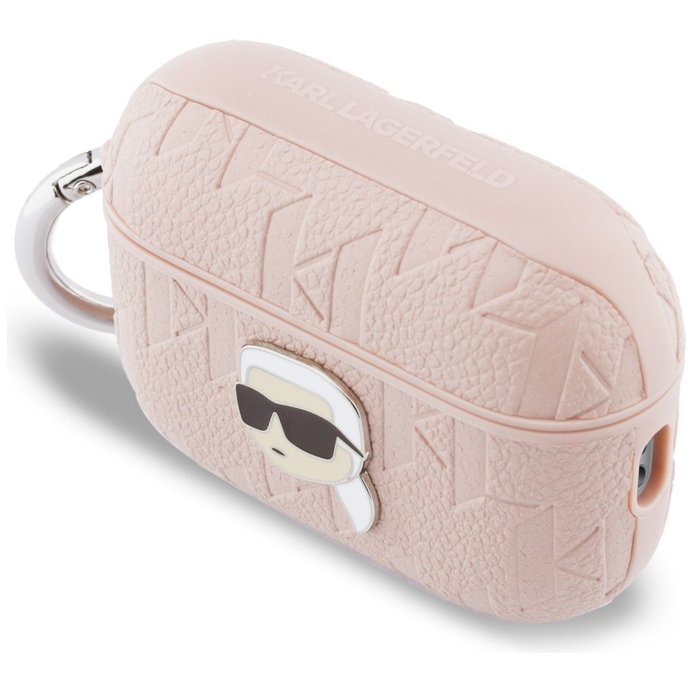 Karl Lagerfeld Monogram Karl Head AirPods Pro 3 rozā