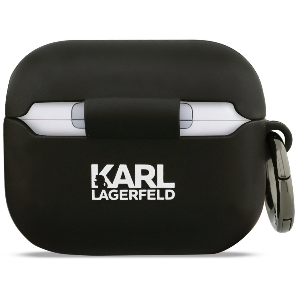 Karl Lagerfeld silikona „Karl & Choupette“ AirPods Pro 3 austiņu maciņš, rozā
