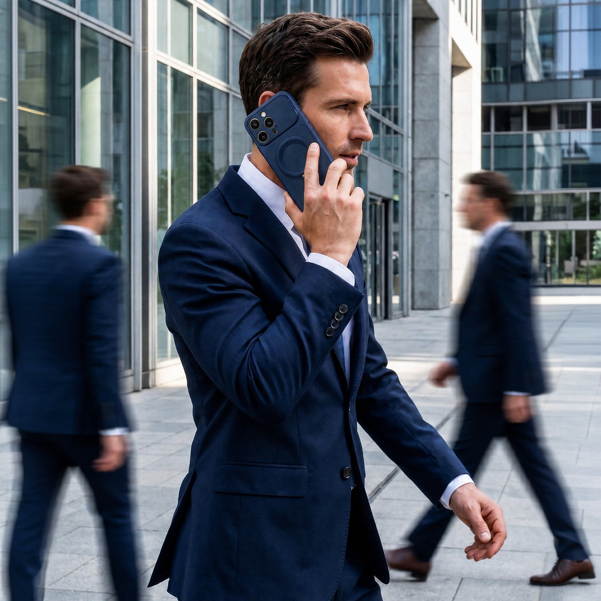 „Luxgrip MagSafe“ vāciņš iPhone 14 6,1" tumši zils