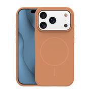 Plāns silikona „MagSafe“ vāciņš iPhone 15 6,1" karameles