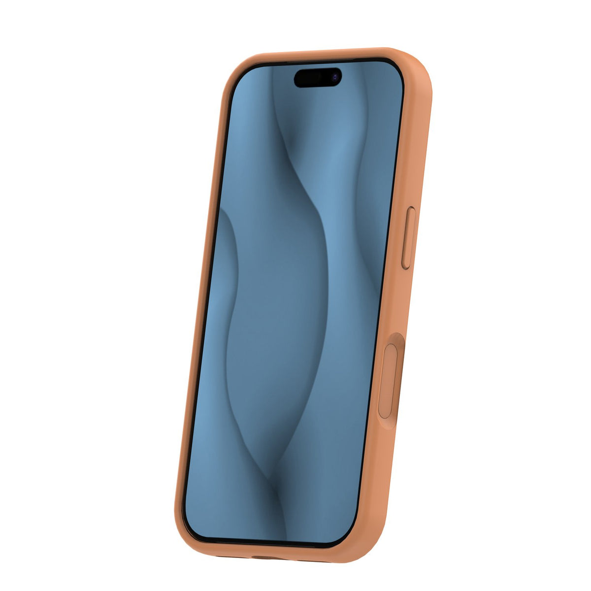 Plāns silikona „MagSafe“ vāciņš iPhone 14 6,1" karameles