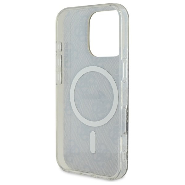 Guess GUHMP16LH4STW iPhone 16 Pro 6,3" brūns cietais vāciņš IML 4G MagSafe