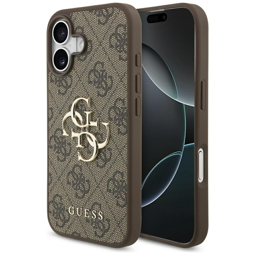 „Guess 4G Big Logo“ iPhone 17 vāciņš brūns
