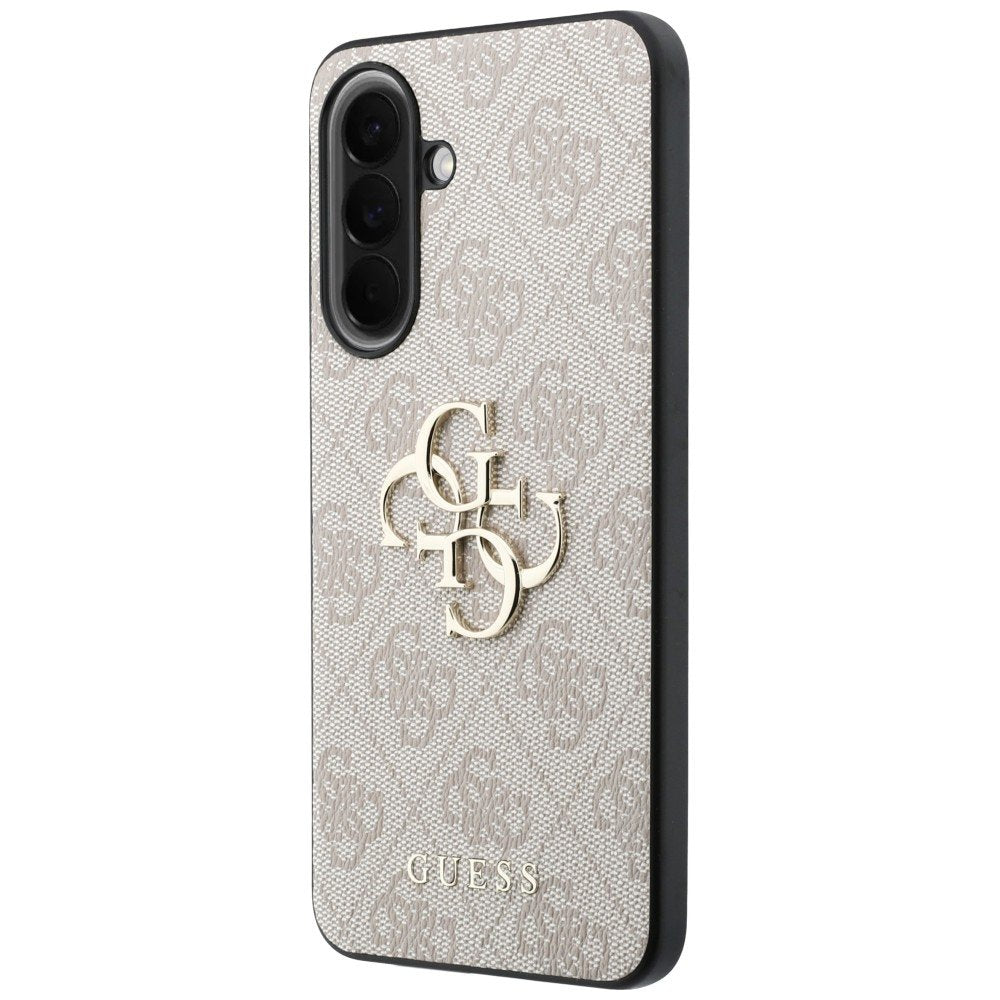 „Guess HC PU 4G Big Logo“ vāciņš Samsung Galaxy A57, rozā