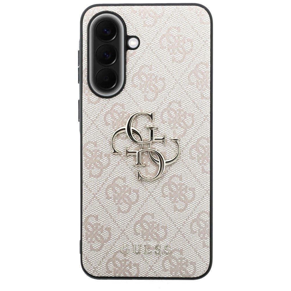 „Guess HC PU 4G Big Logo“ vāciņš Samsung Galaxy A57, rozā