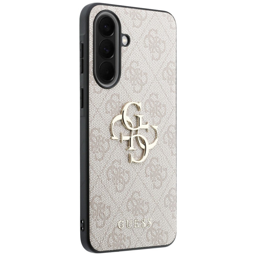 „Guess HC PU 4G Big Logo“ vāciņš Samsung Galaxy A57, rozā