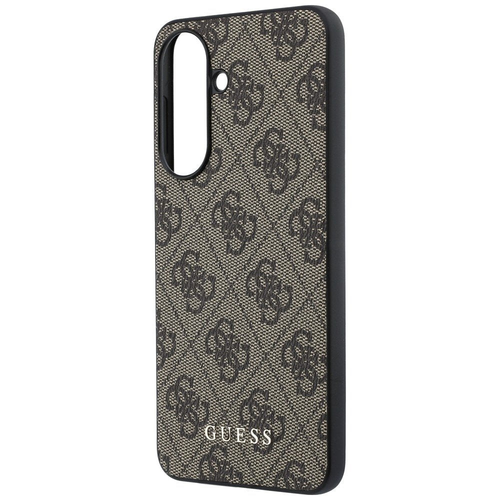 „Guess HC PU 4G Classic Logo“ vāciņš ar piekariņu Samsung Galaxy A37, brūns