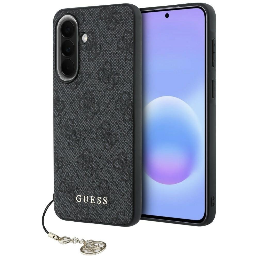 „Guess HC PU 4G Classic Logo“ vāciņš ar piekariņu Samsung Galaxy A57, melns