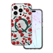 „Cherry MagSafe“ vāciņš iPhone 15 Pro 6,1" (caurspīdīgs)