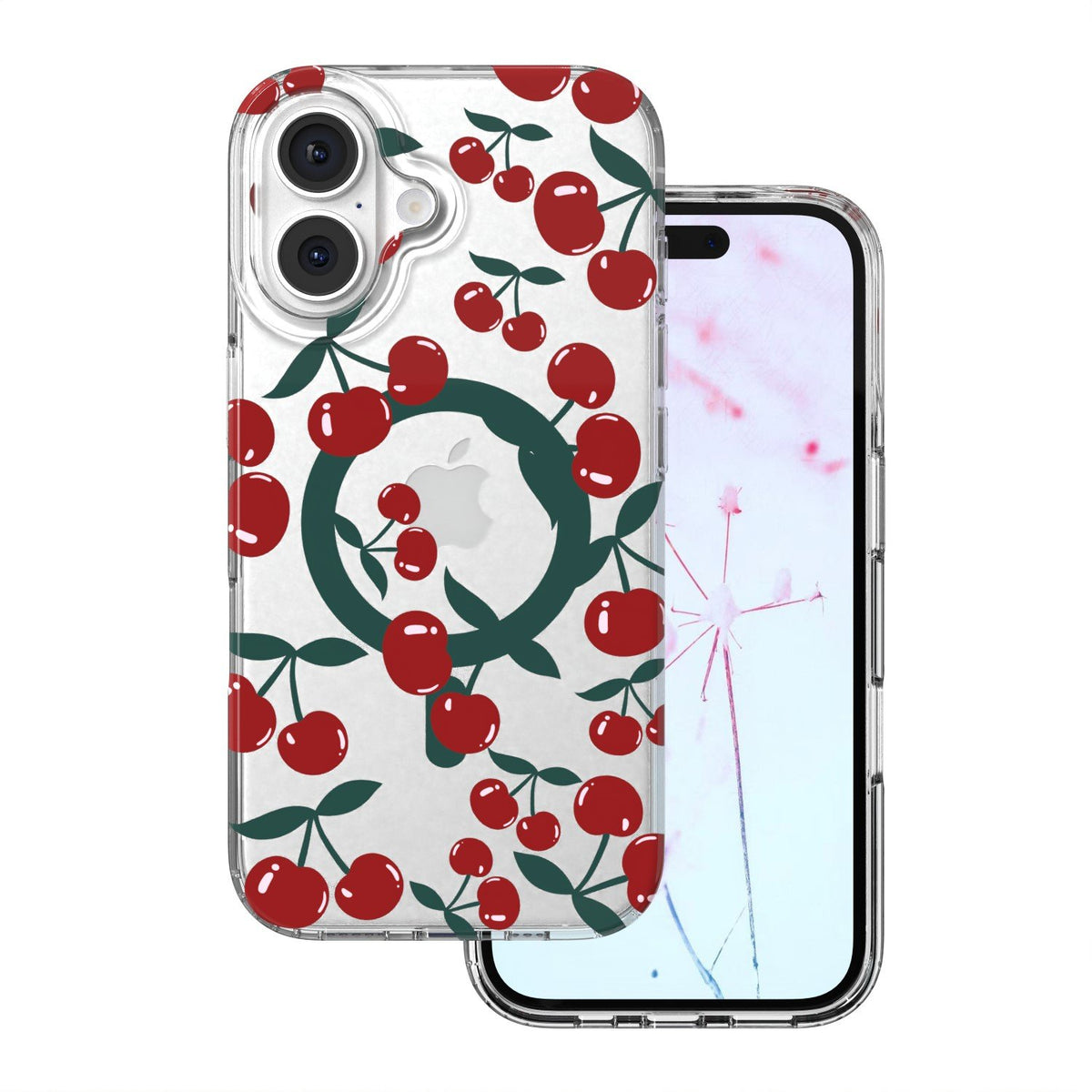 „Cherry MagSafe“ vāciņš iPhone 16 6,1" (caurspīdīgs)