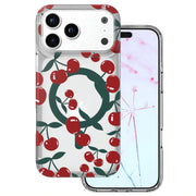 Cherry Mag apvalks iPhone 17 Pro Max 6,9" / 18 Pro Max 6,9", caurspīdīgs