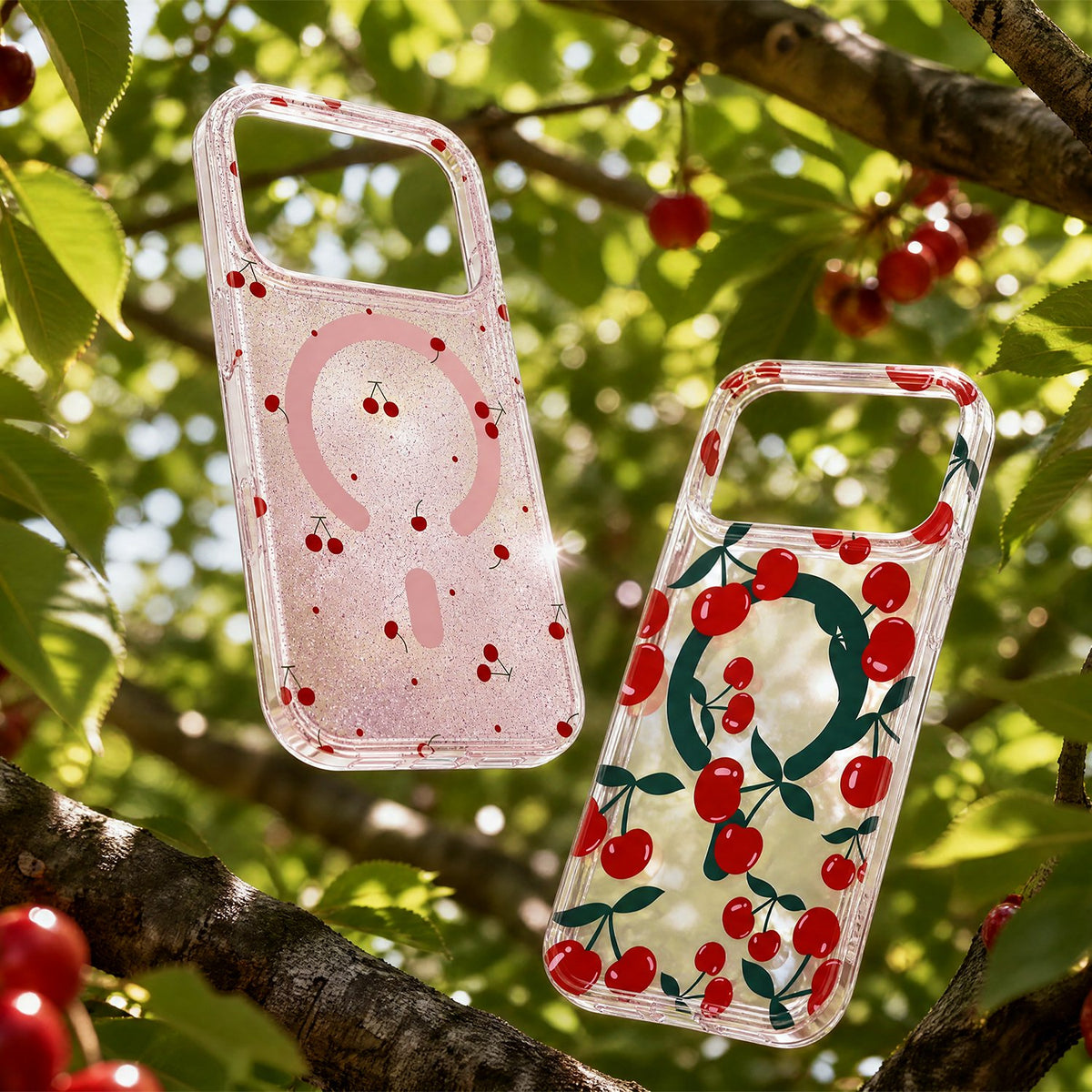 „Cherry MagSafe“ vāciņš Samsung Galaxy S25 Ultra, caurspīdīgs