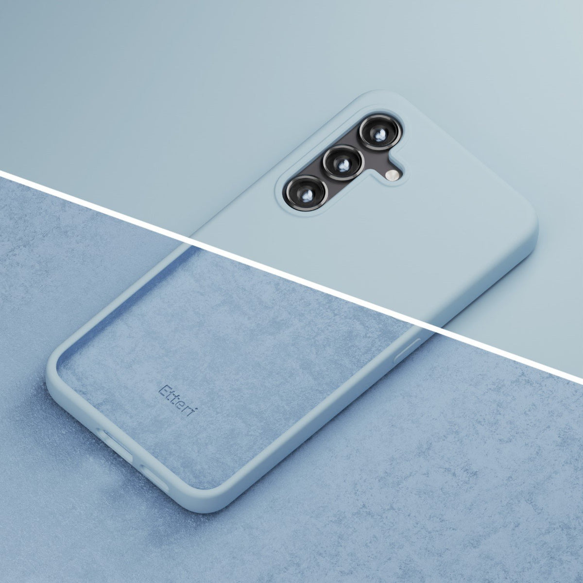 Etteri silikona MagSafe vāciņš Samsung Galaxy S25 Edge, gaiši zils