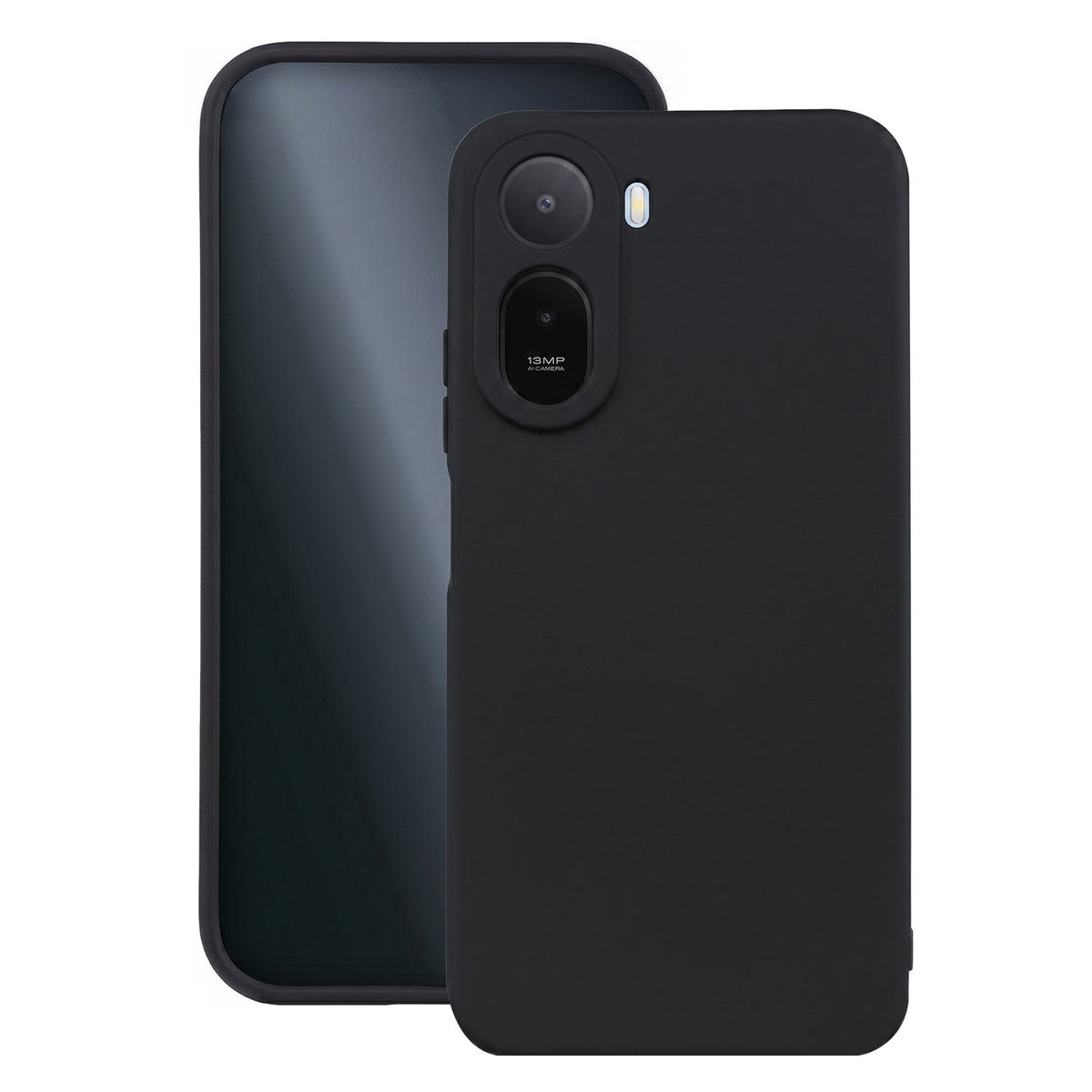 Silikona vāciņš viedtālrunim „Xiaomi Redmi A7 Pro“, melns